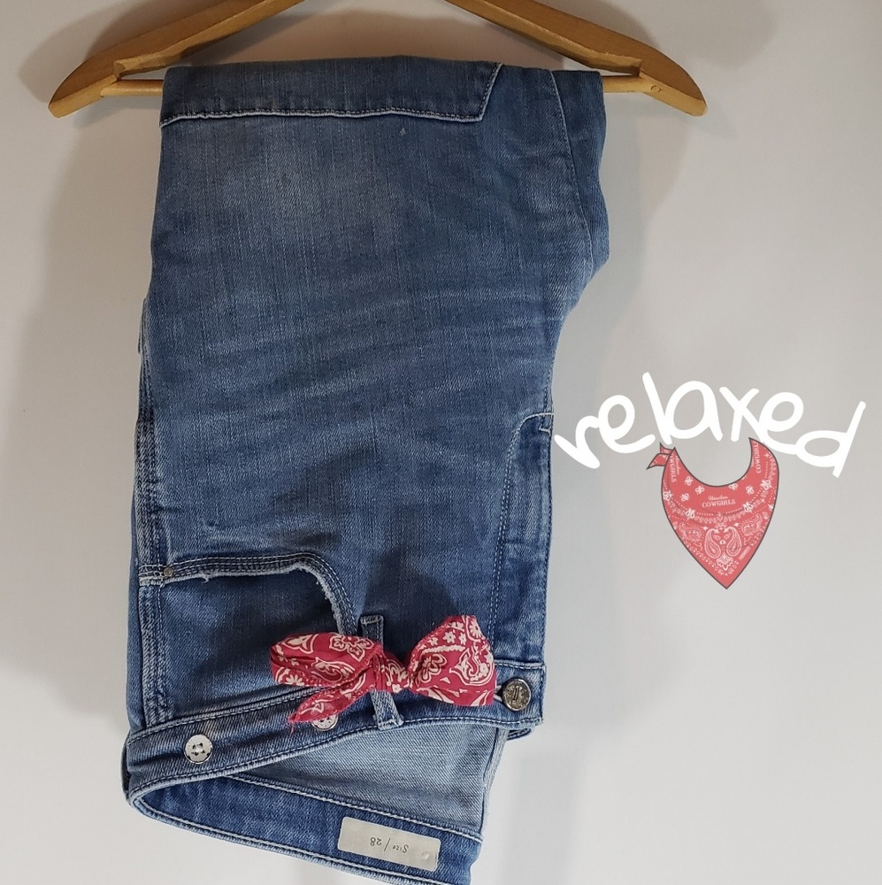 NWT Pilcro Bandana Carpenter with splatter paint